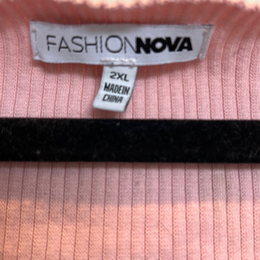 Pink Fashion Nova Bodysuit